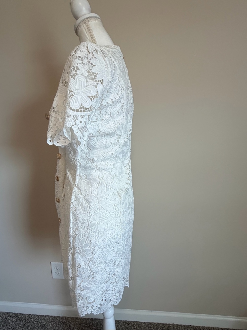Generation love Anne Lace mini Sheath Dress womens size xl cottagecore NWT - Picture 12 of 16